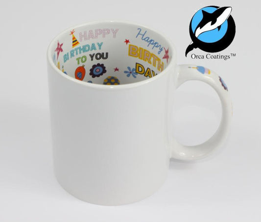 Taza Cerámica  Happy Birthday  Para Sublimar