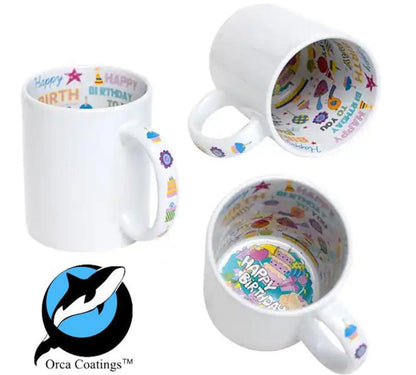 Taza Cerámica  Happy Birthday  Para Sublimar