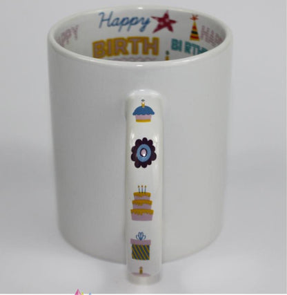 Taza Cerámica  Happy Birthday  Para Sublimar