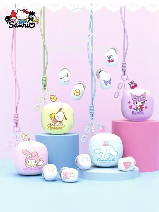 Auriculares Inalámbricos Sanrio  con Estilo Kawaii 🎧🎀