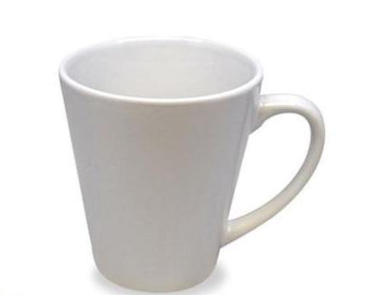 Taza Cerámica Forma Cónica para Sublimar