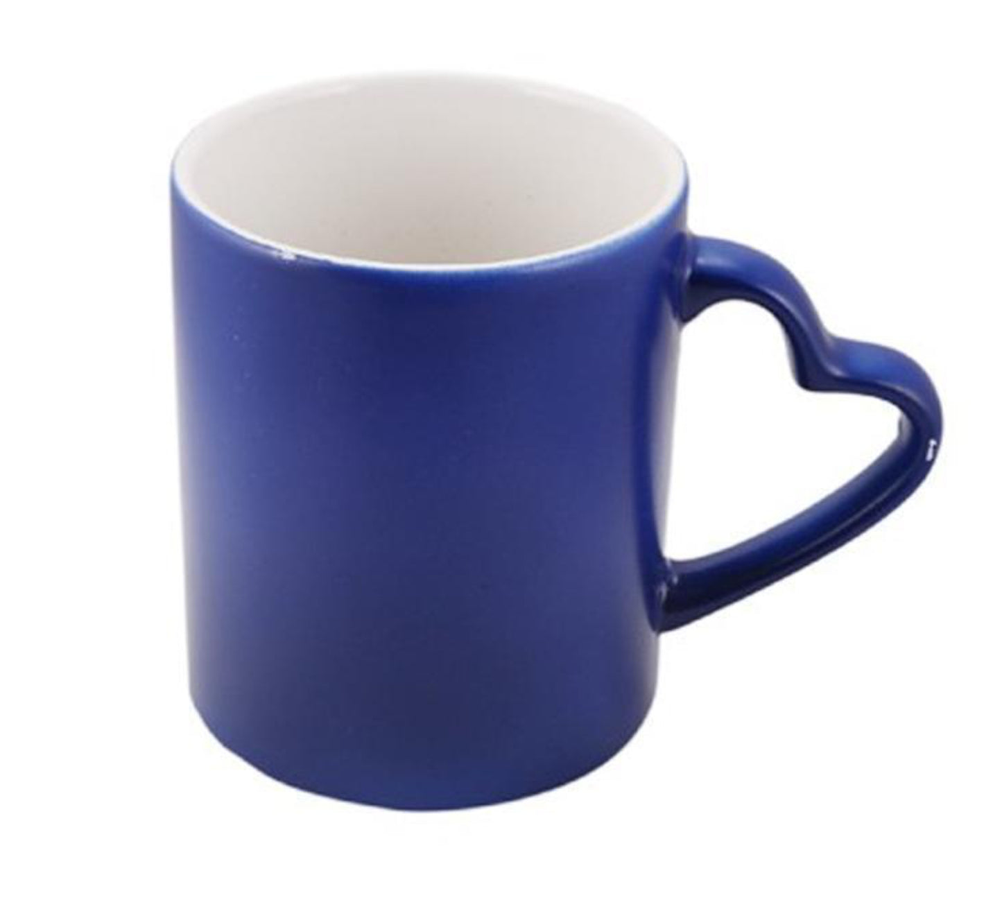 Taza Mágica con Asa de Corazón para Sublimar