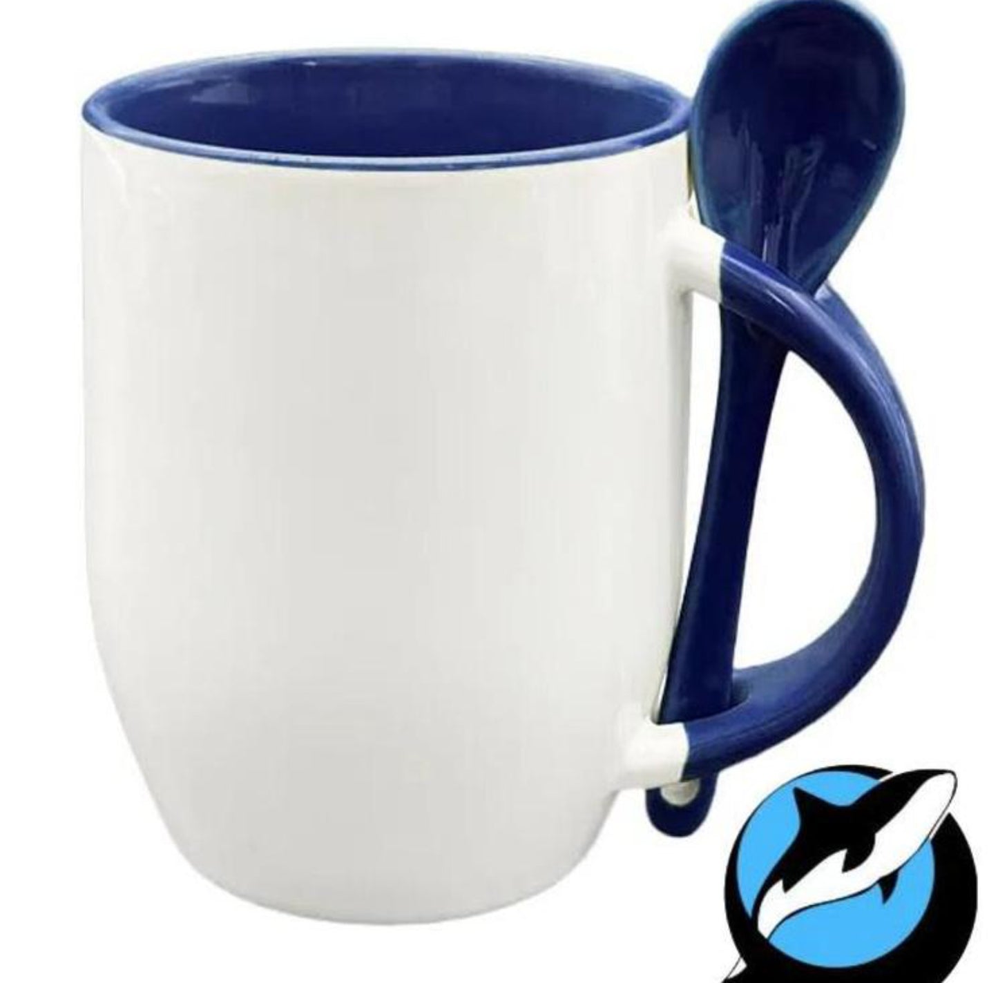 Taza  Con Cucharilla  Para Sublimar