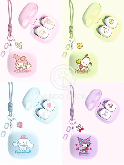 Auriculares Inalámbricos Sanrio  con Estilo Kawaii 🎧🎀