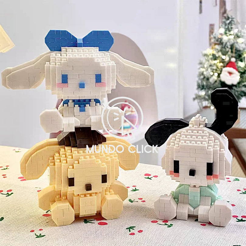 Personajes de Sanrio Estilo Lego