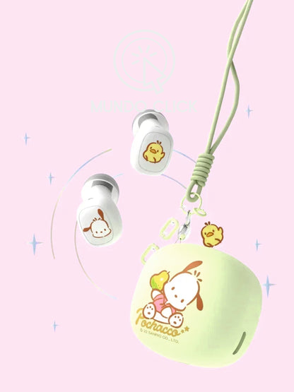 Auriculares Inalámbricos Sanrio  con Estilo Kawaii 🎧🎀