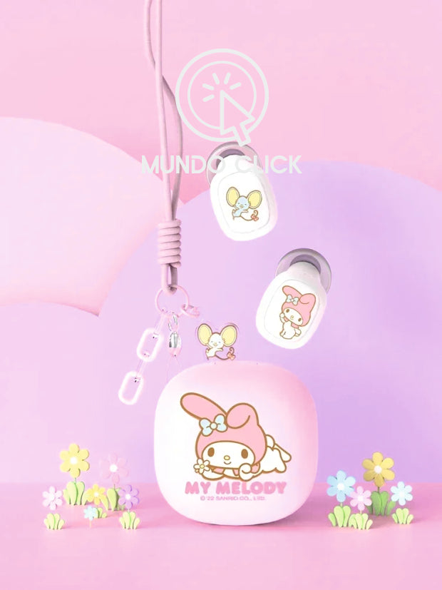 Auriculares Inalámbricos Sanrio  con Estilo Kawaii 🎧🎀