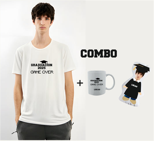 Camiseta + Taza + Muñeco Personalizados